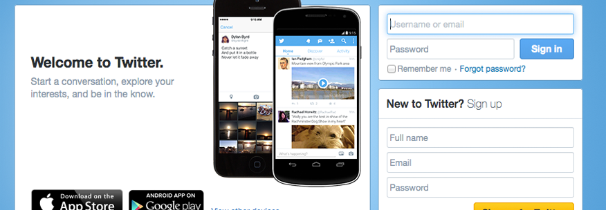 Setting up a Twitter Account
