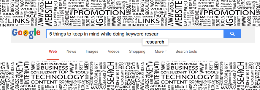 5 things to keep in mind for keyword research